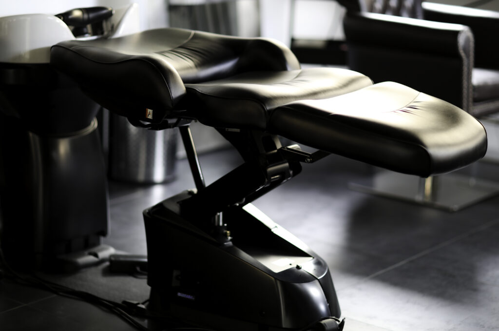 Vaskestoler i salongen hos Klinikk Skien