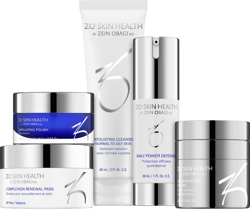 ZO Skin Health produkter fra Klinikk Skien – avansert hudpleie for glød og hudforbedring